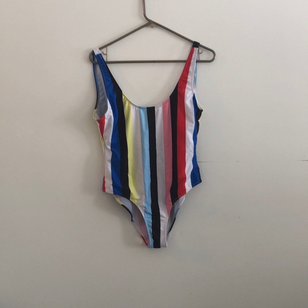 Striped one piece